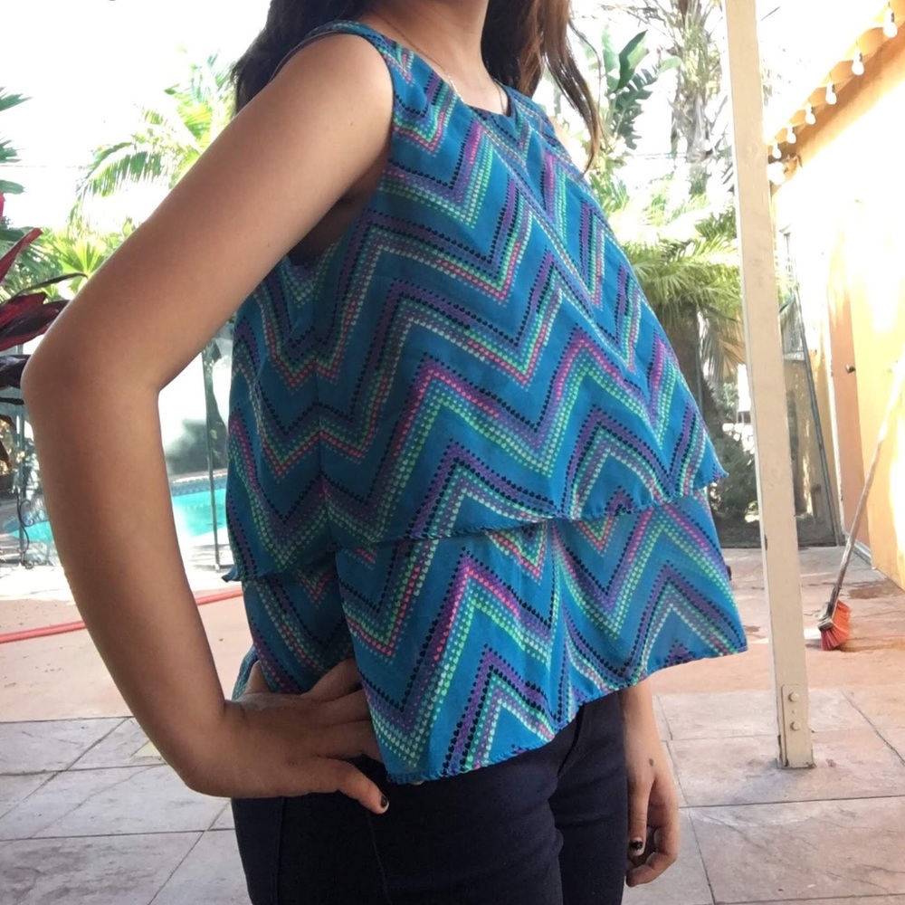 Hearts Sleeveless Top